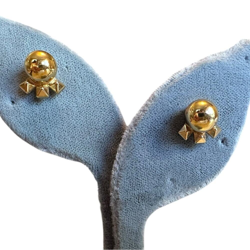 Tory Burch - Gold Ball Stud Pierced Earrings, EUC